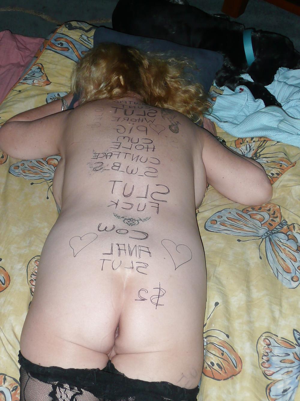 24P Body writing Sluts..