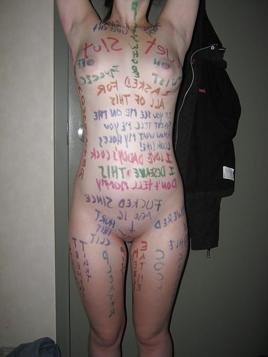 24P Body writing Sluts..