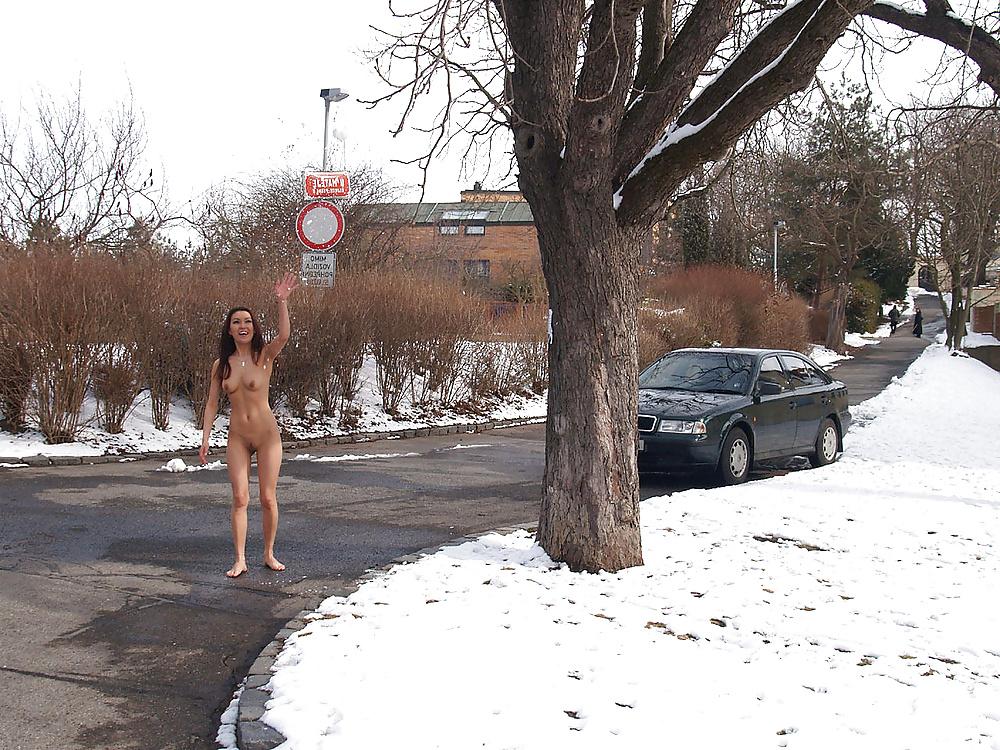 19P Agy is not afraid of the cold winter