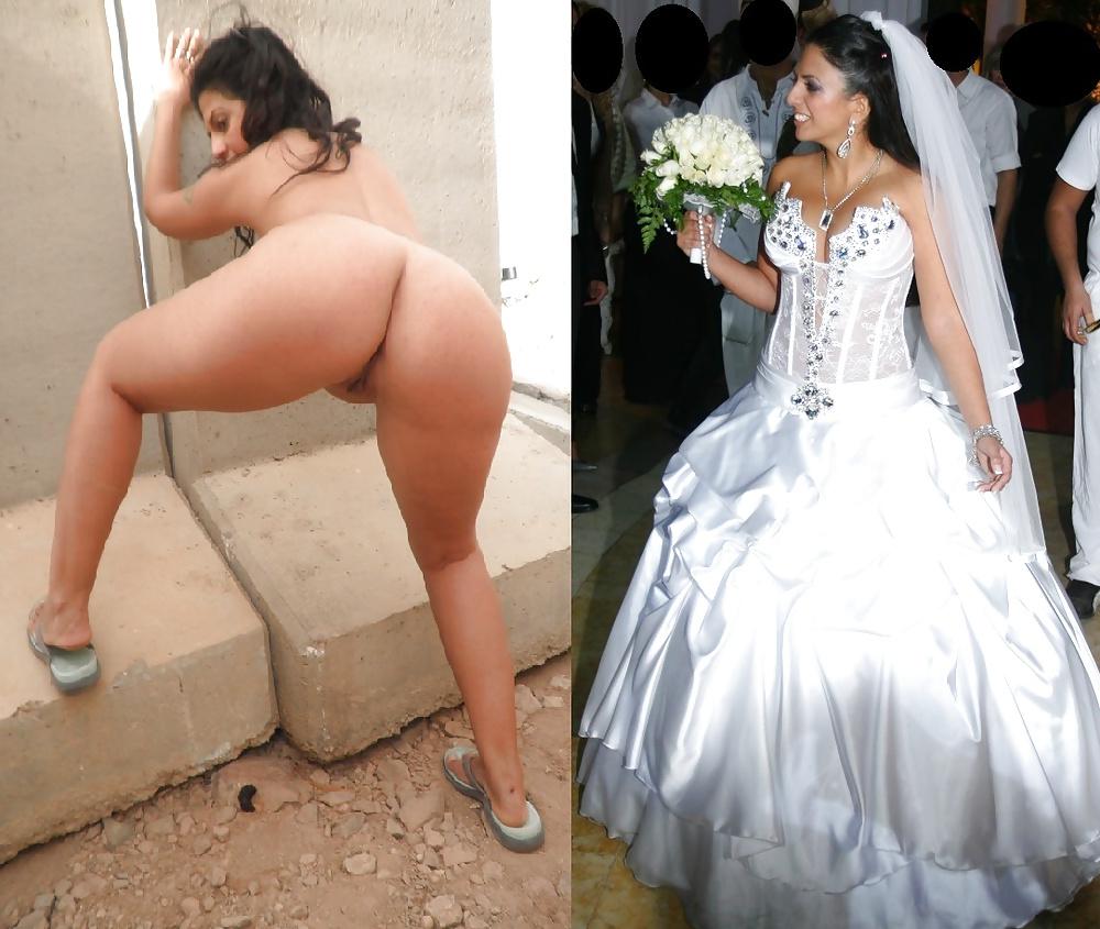 25P DRESSED UNDRESSED WEDDING DRESS IM A FUCKING FREE WHORE