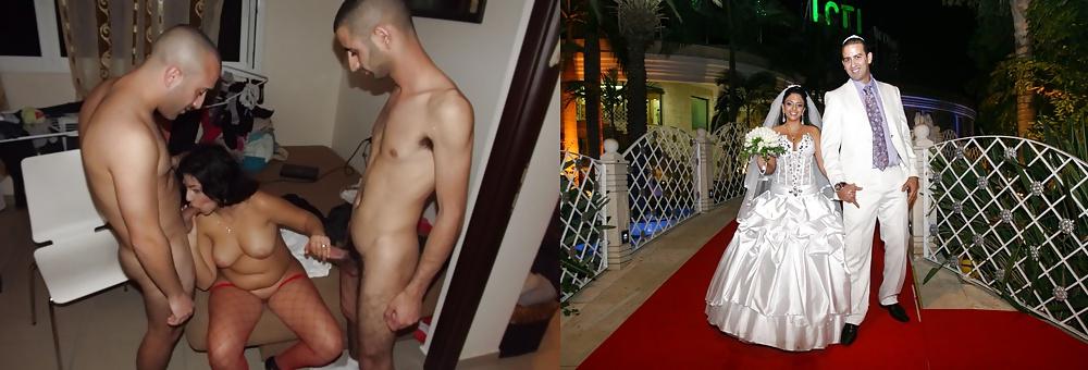 25P DRESSED UNDRESSED WEDDING DRESS IM A FUCKING FREE WHORE