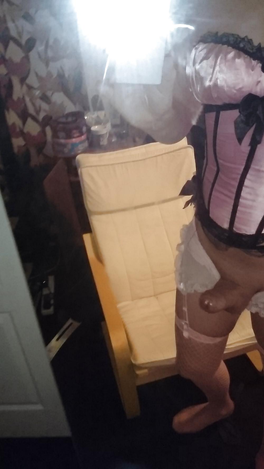 14P Sissy pink corset