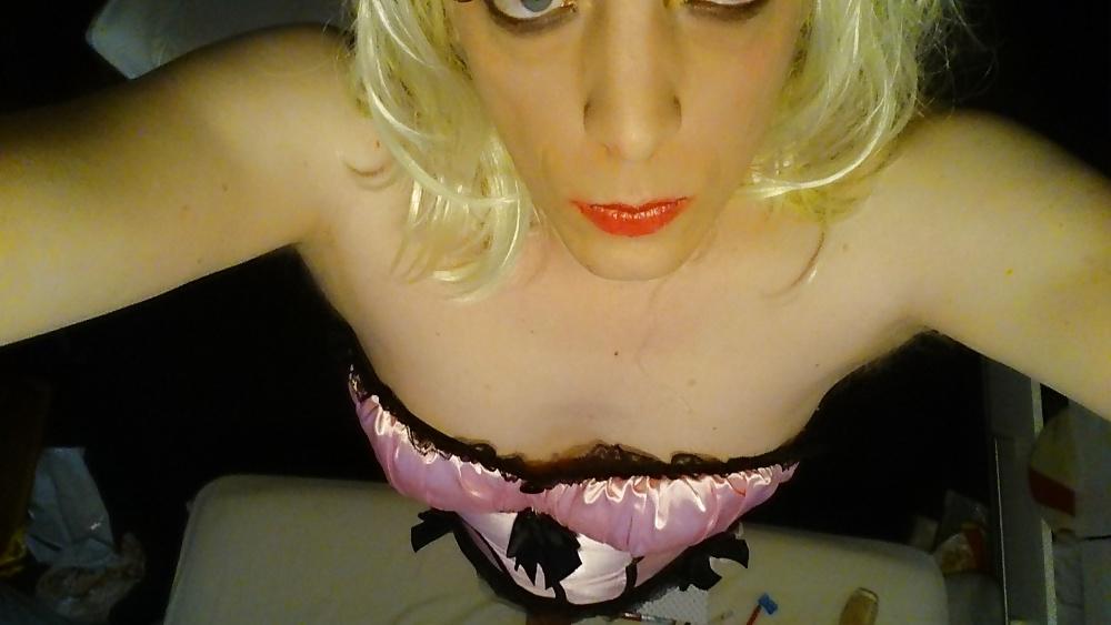 14P Sissy pink corset