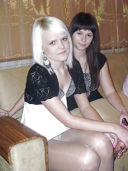 25P Upskirt Pantyhose With Panties
