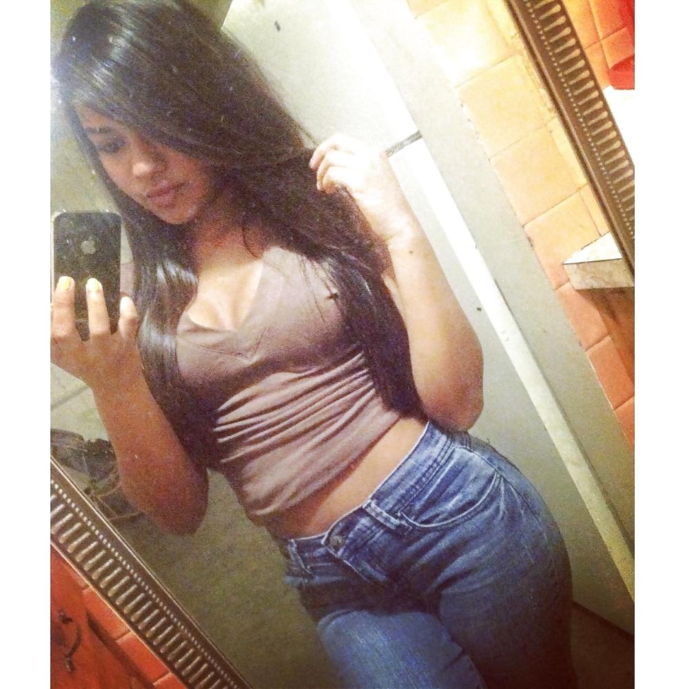25P Pretty and Sexy Busty Brunette Teen Slut  