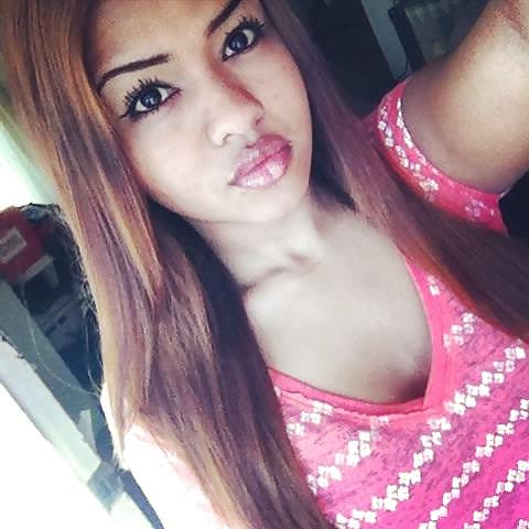 25P Pretty and Sexy Busty Brunette Teen Slut  