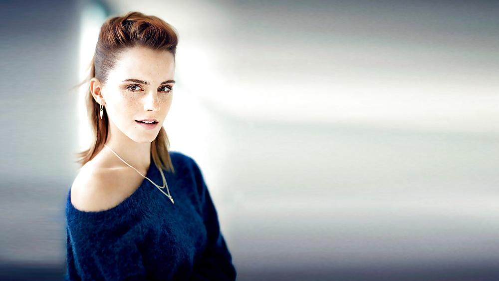 7P Emma Watson Freckles - Teen Vogue August 2013