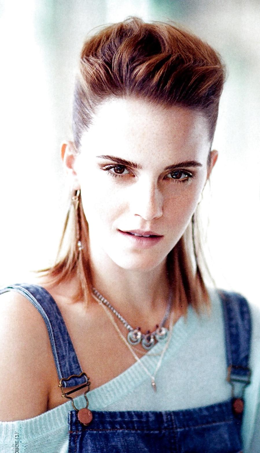 7P Emma Watson Freckles - Teen Vogue August 2013