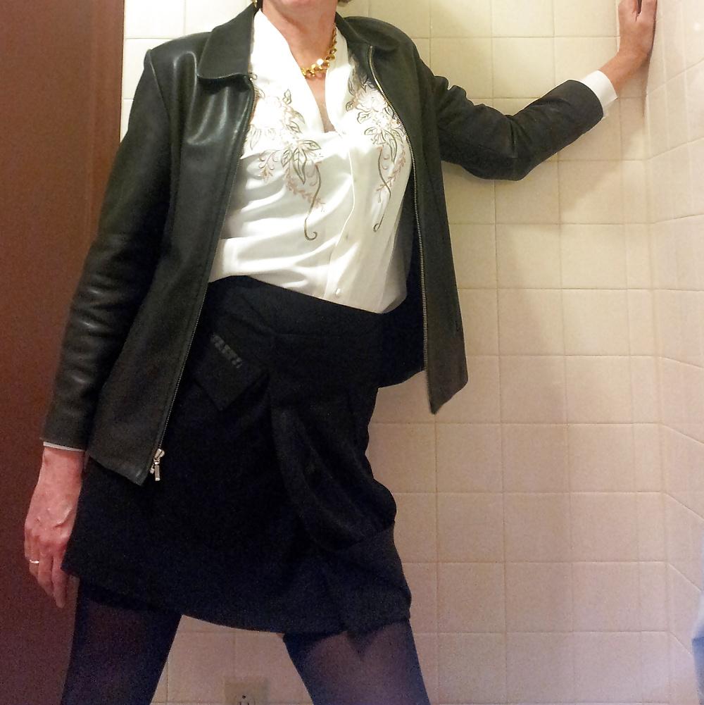 6P Cross Dressing Slut at the Office Alone