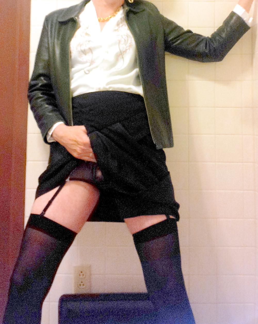 6P Cross Dressing Slut at the Office Alone