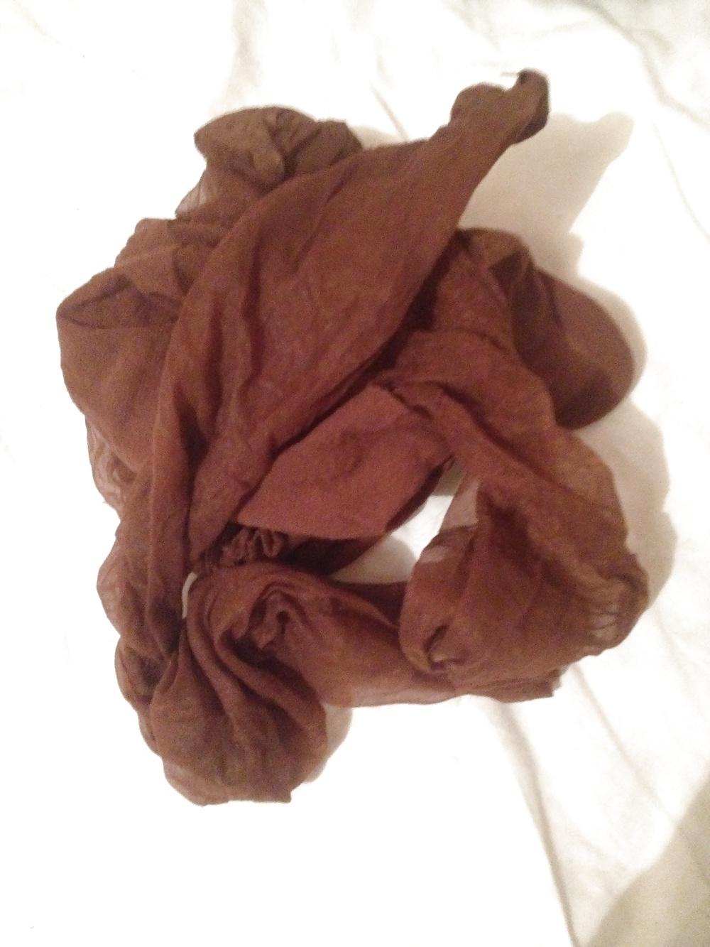 5P My nylons after footjob