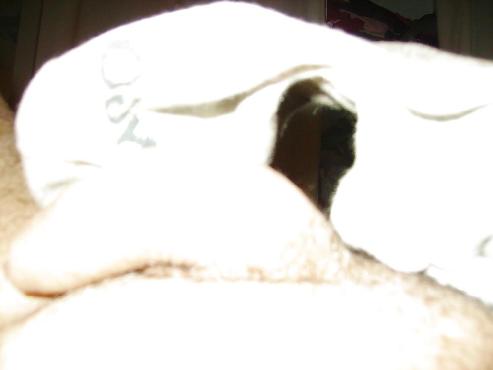 13P Very dirty white socks,me nude