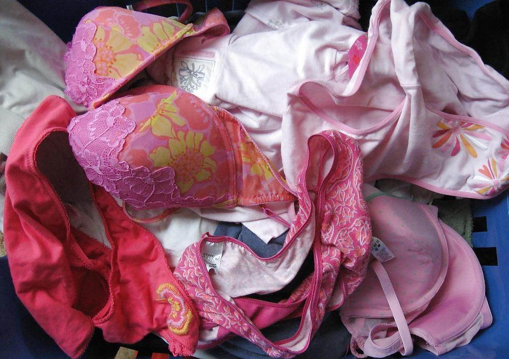 4P Wife's dirty panties from hamper