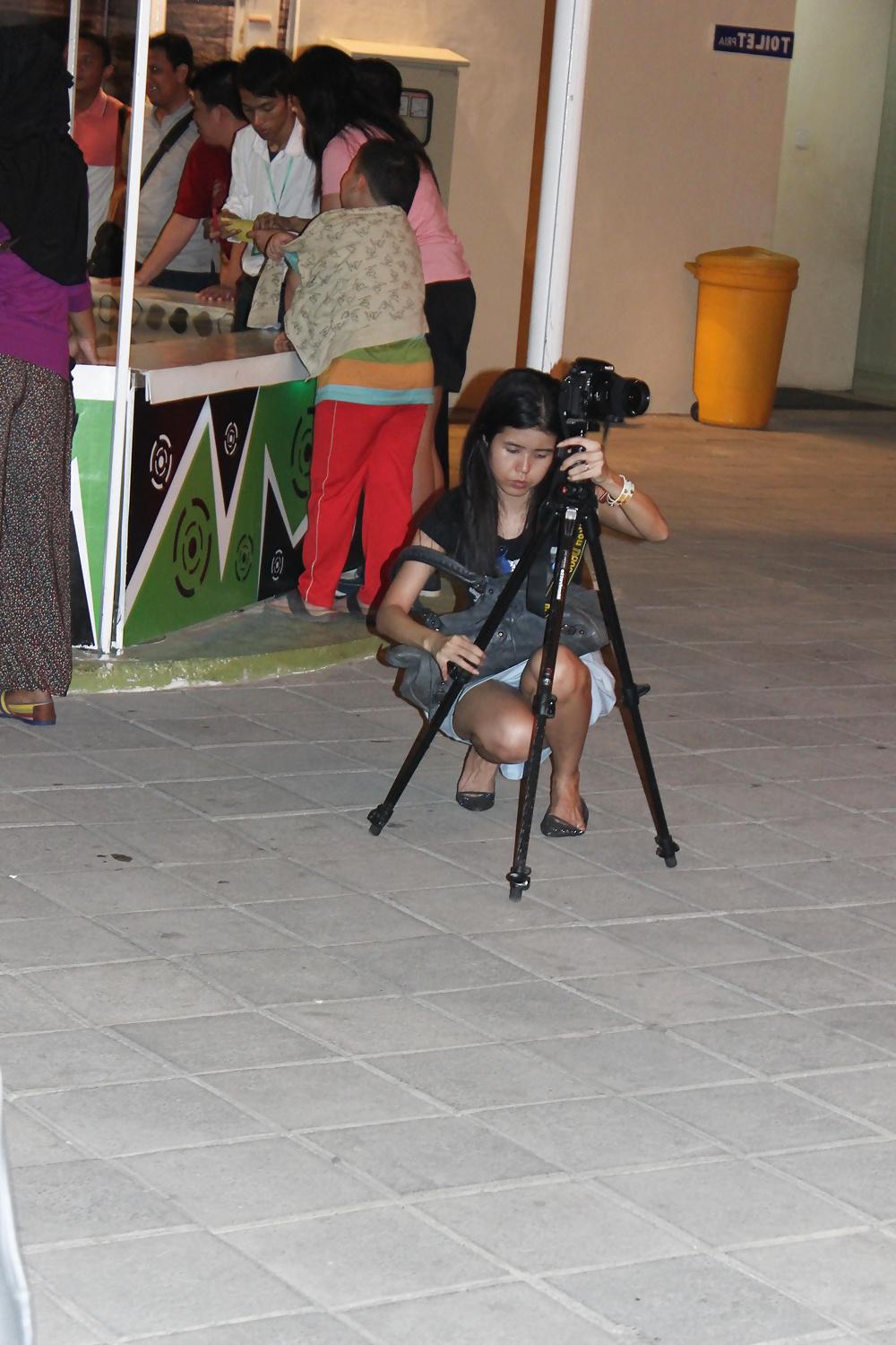 11P Blue Panty at Surabaya Carnival Night Market, Indonesia