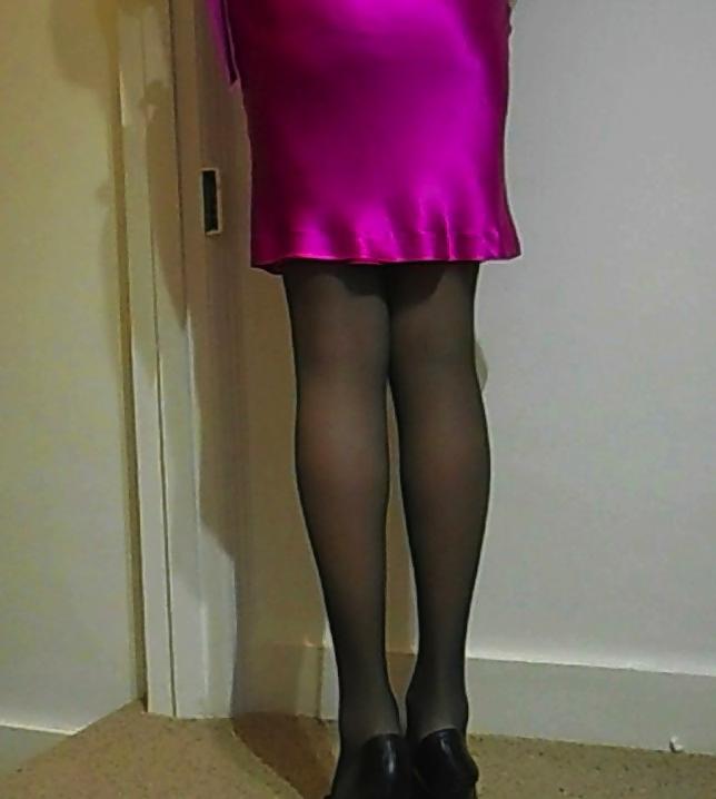 25P Sexy Satin Party Dress