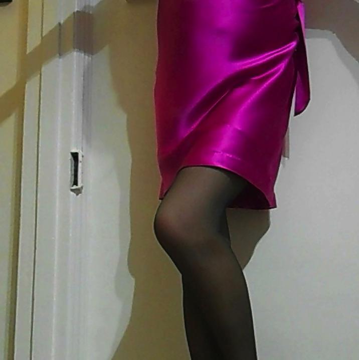 25P Sexy Satin Party Dress