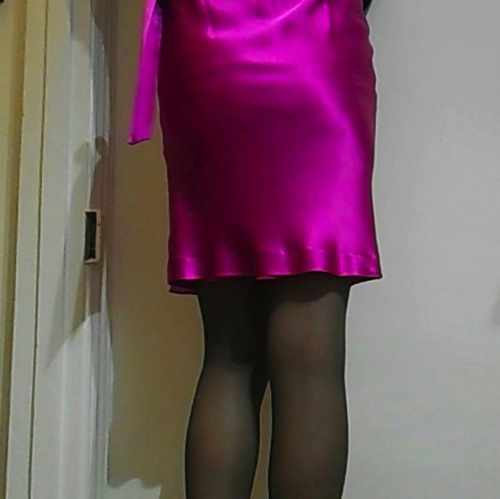 25P Sexy Satin Party Dress