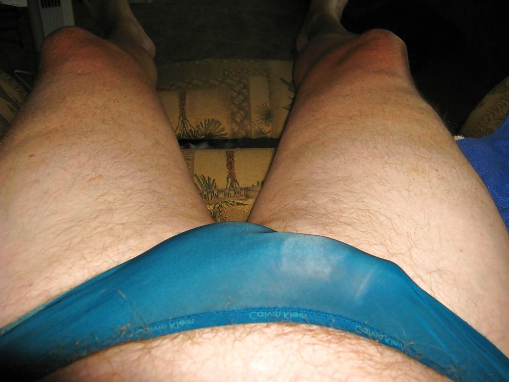 17P Blaues transparentes Höschen