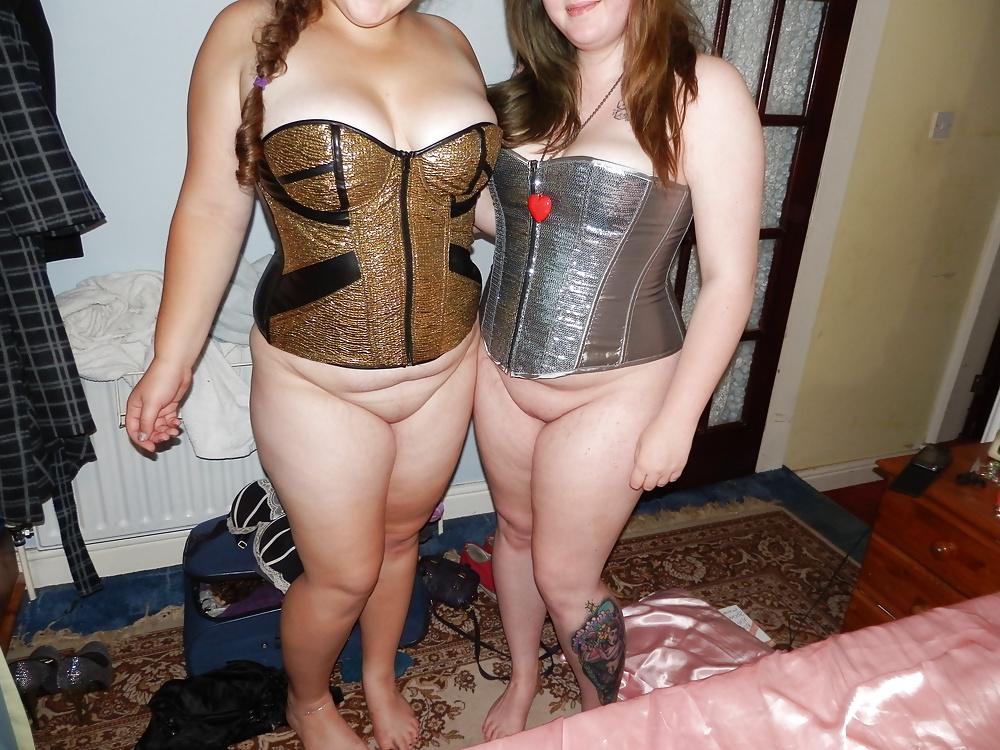 25P Girls dressing up for a bit of fun of sucking (threesome)
