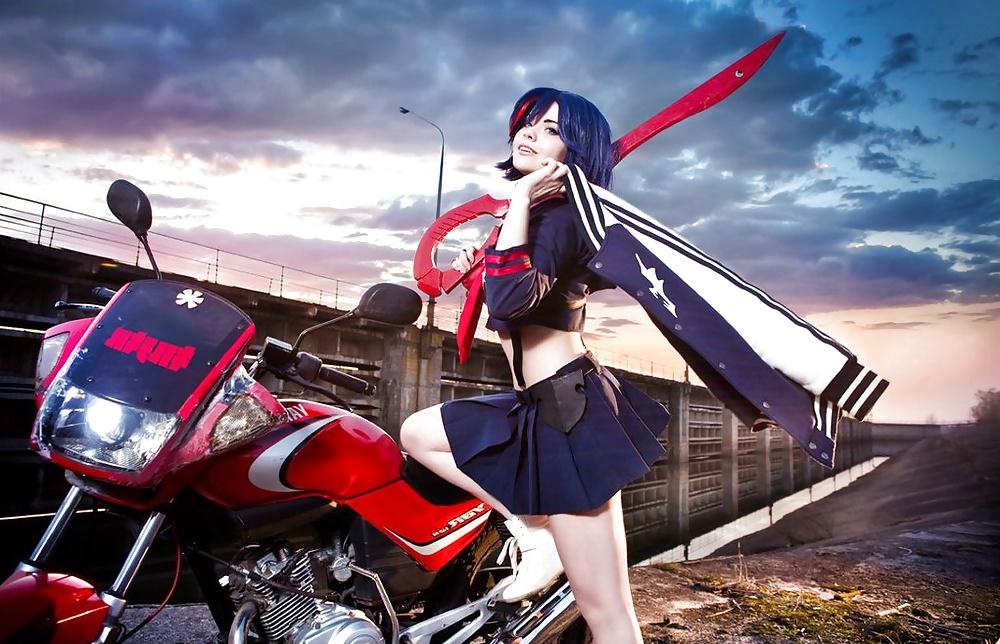 14P Cute cosplay: Kill la Kill - Ryuko Matoi