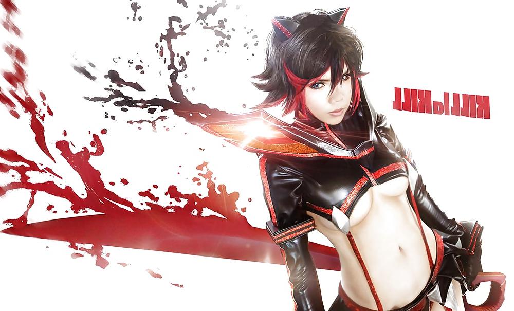 14P Cute cosplay: Kill la Kill - Ryuko Matoi