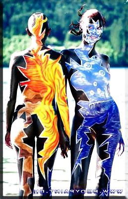 25P Body painting