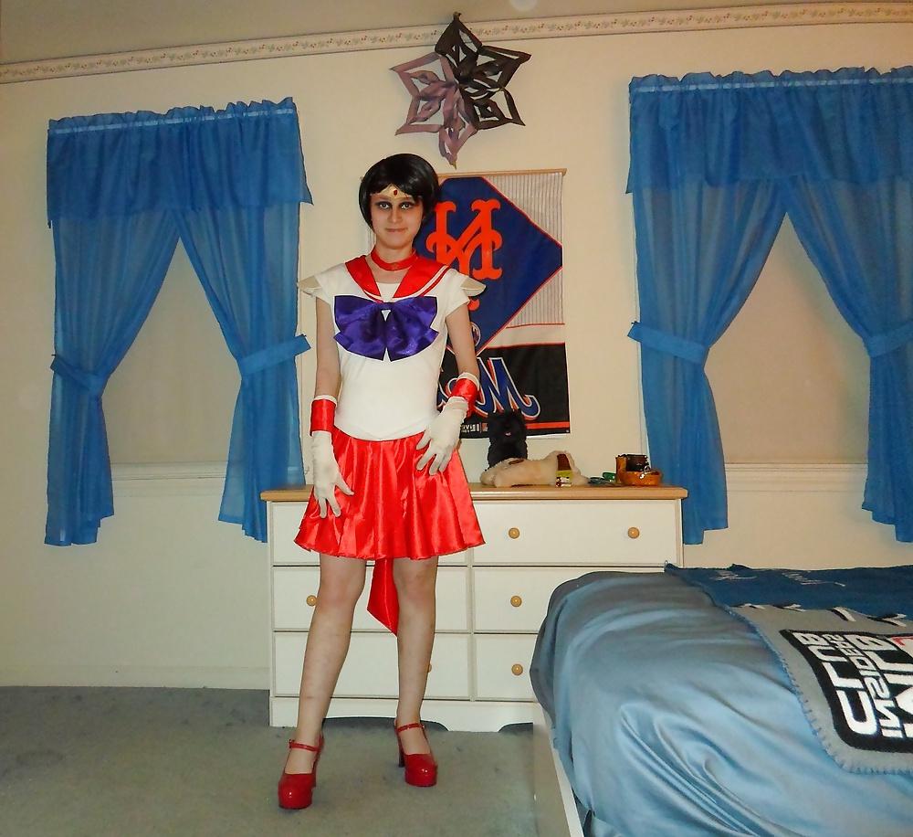 5P Sailor Mars Cosplay