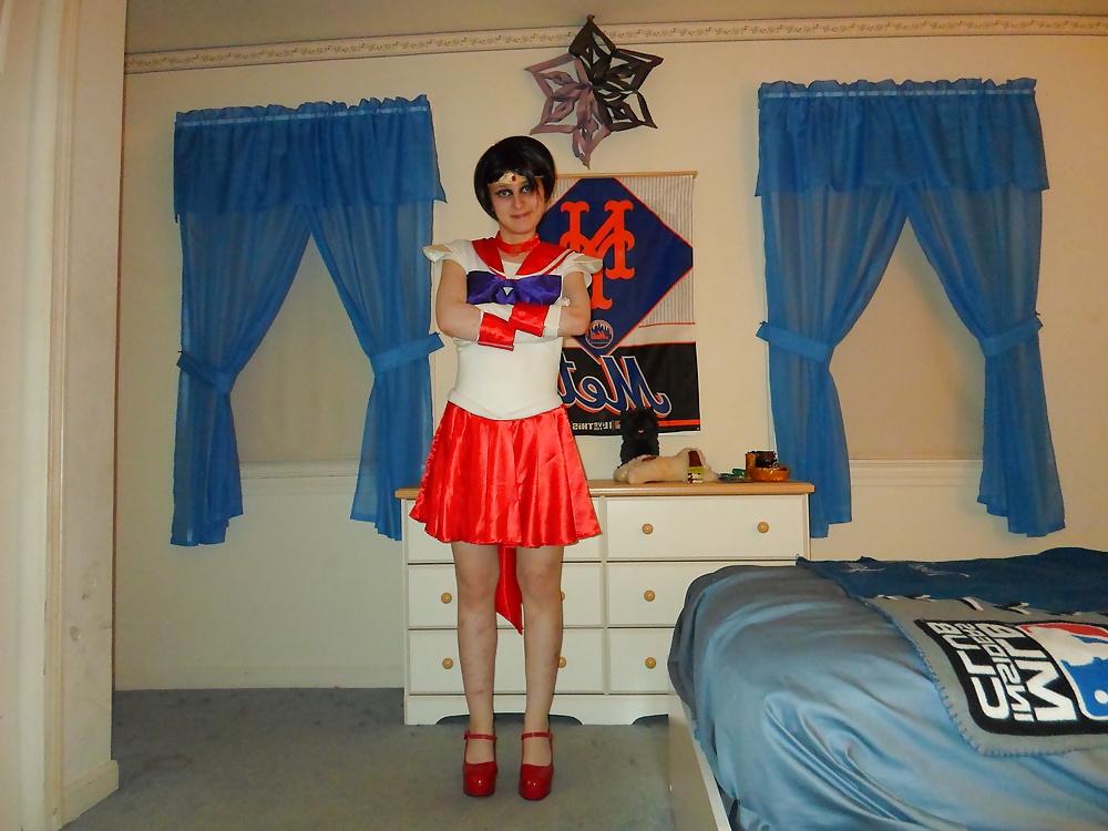 5P Sailor Mars Cosplay