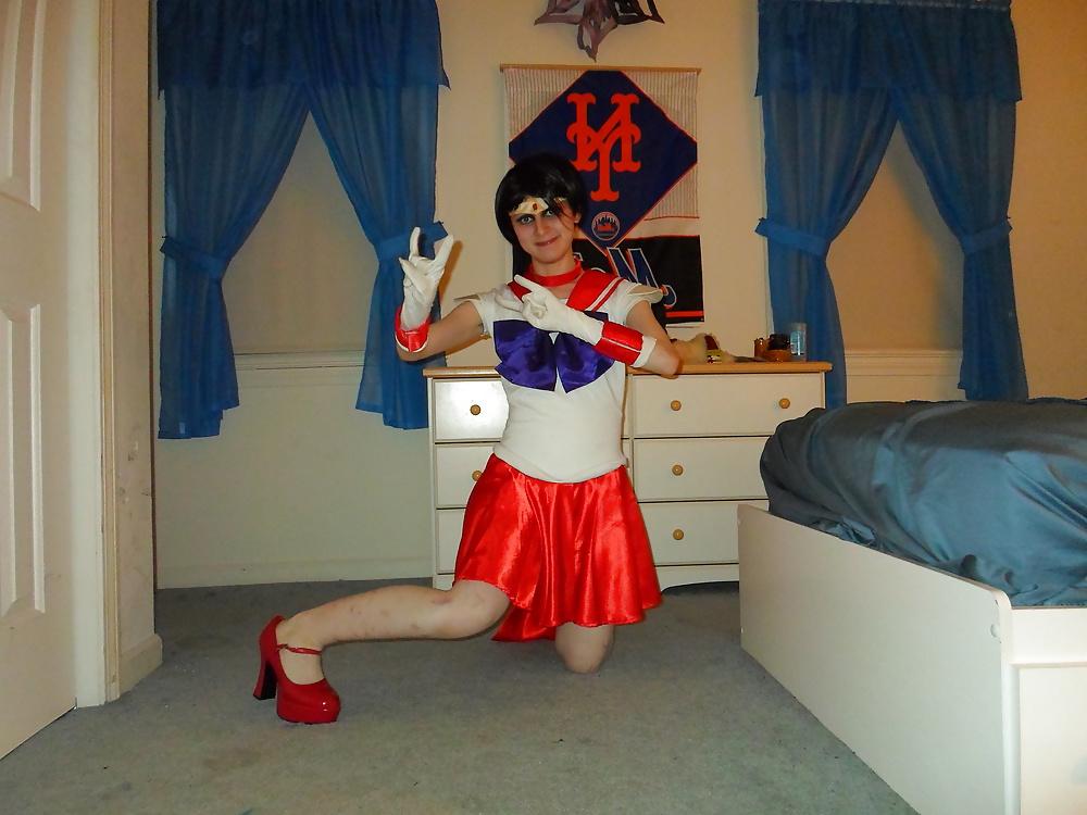 5P Sailor Mars Cosplay