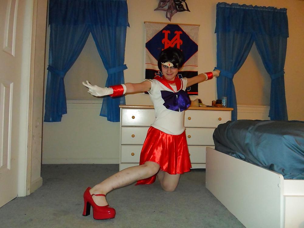 5P Sailor Mars Cosplay