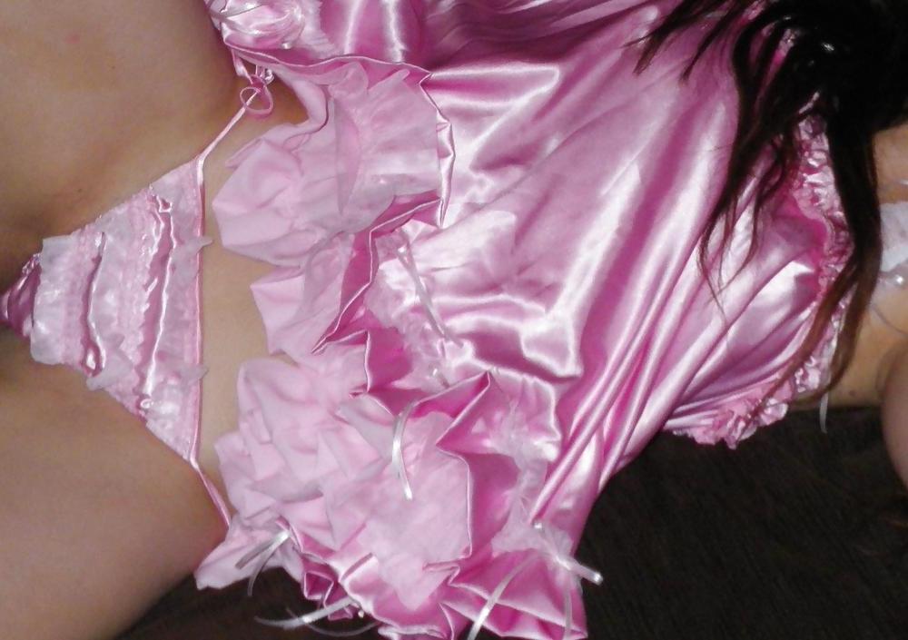 15P Satin 1 - Panties - Babydoll - Dress - Camisole