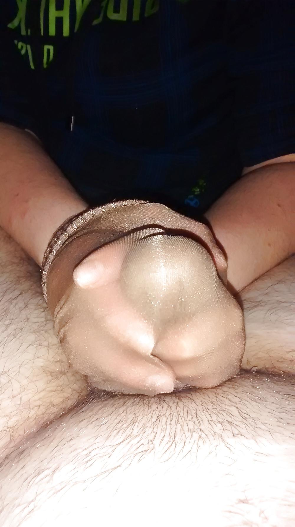 25P Stockings pussy heels and dick