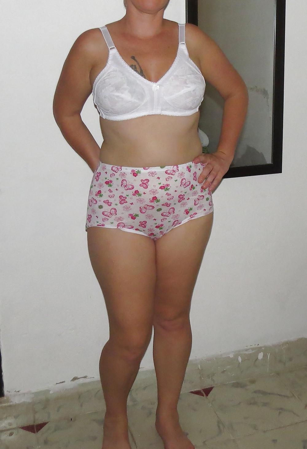 12P Big cotton granny panties