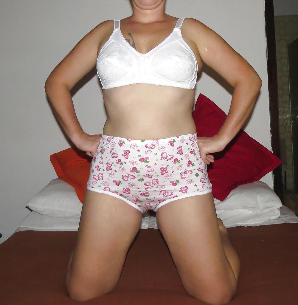 12P Big cotton granny panties