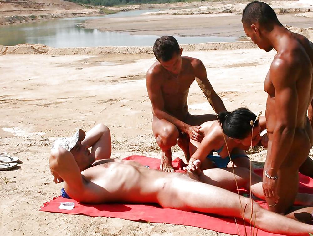 25P Outdoor Group Sex - Vol. 1