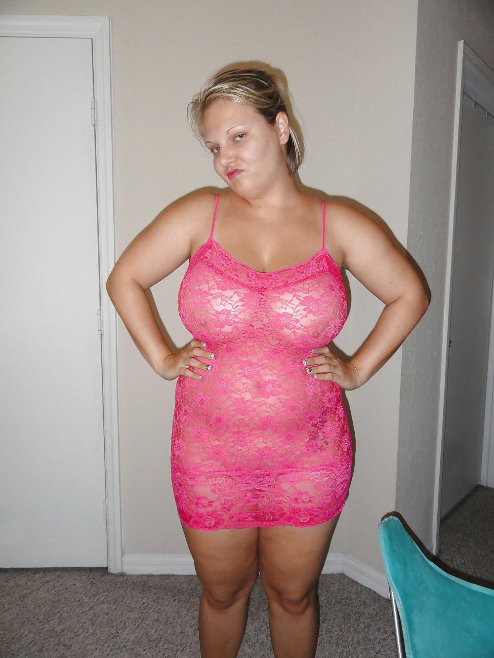 7P Chubby amateur busty blonde