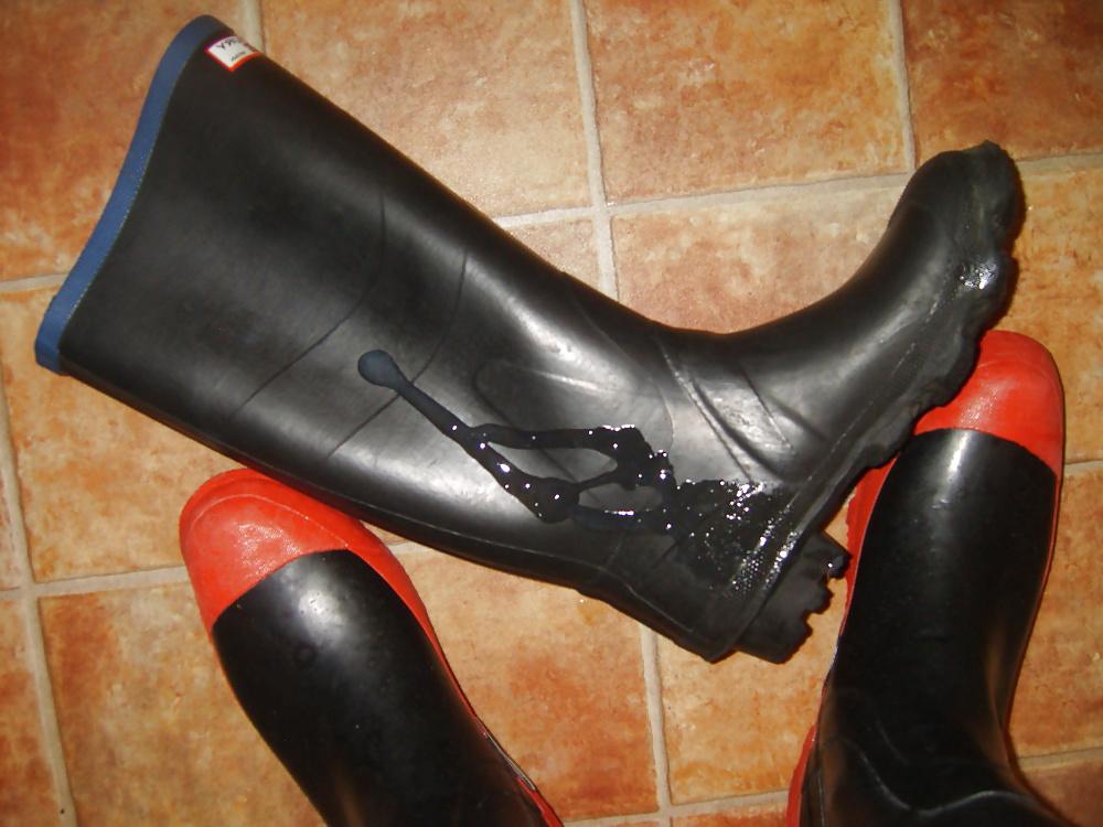 25P All my own work....dirty wellies.