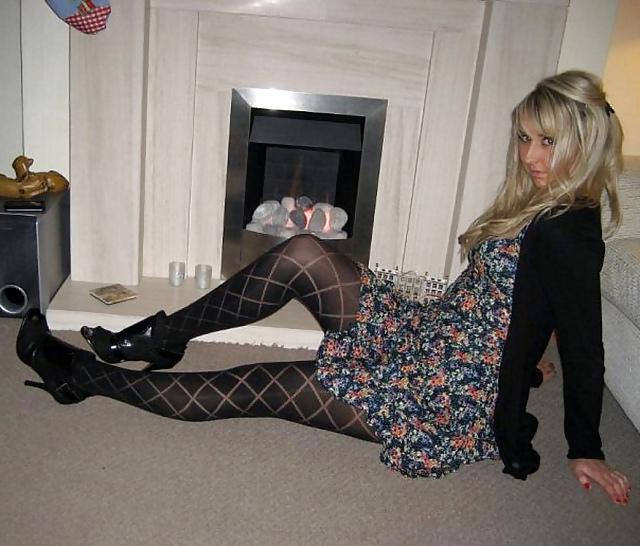 20P Black stockings & pantyhose