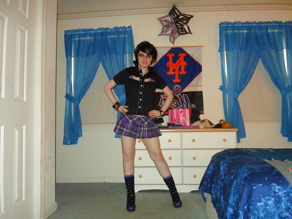 19P School girl cosplay