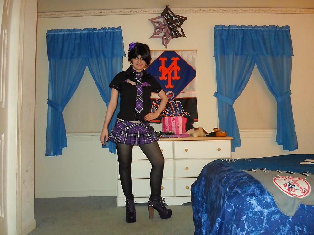 19P School girl cosplay