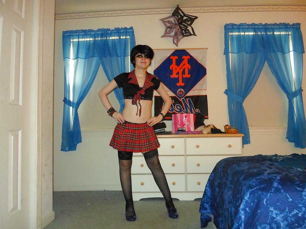 19P School girl cosplay