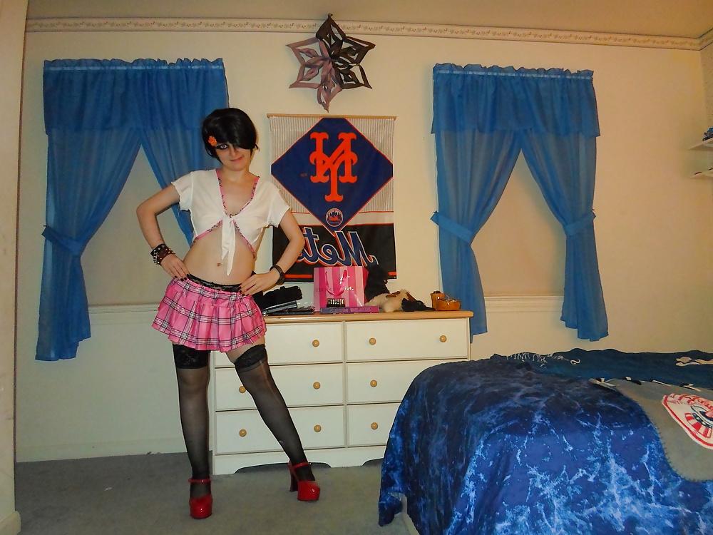 19P School girl cosplay