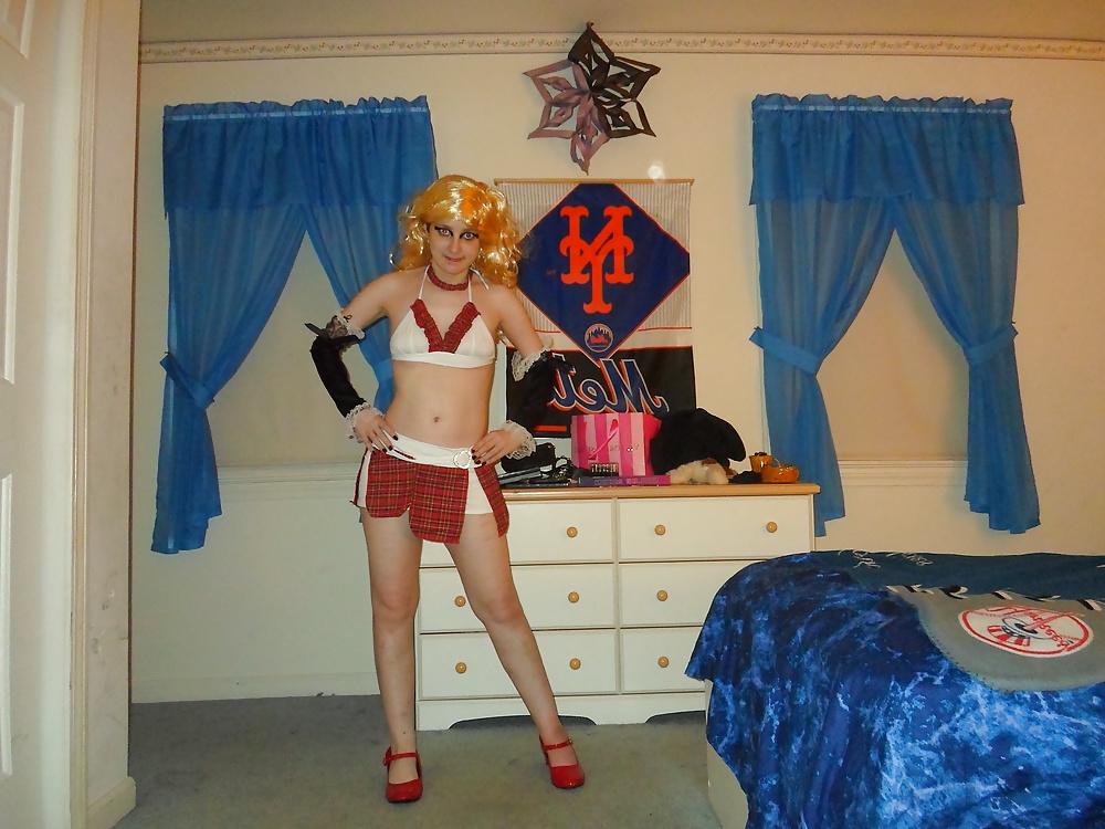 19P School girl cosplay