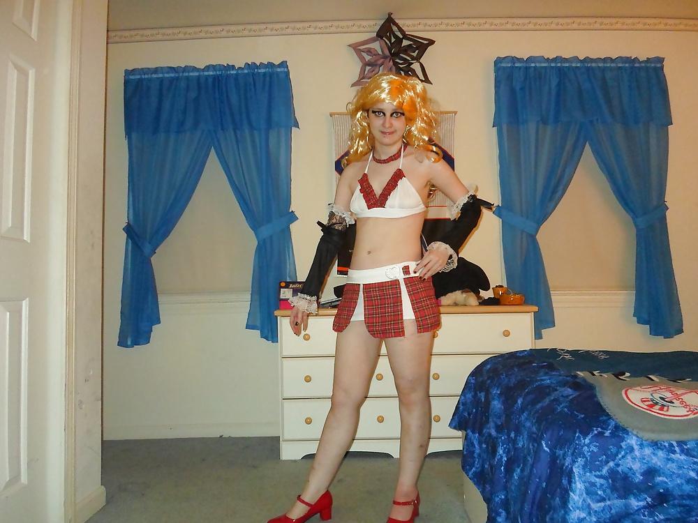 19P School girl cosplay
