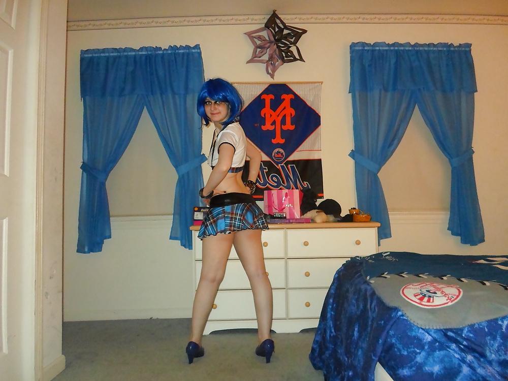 19P School girl cosplay