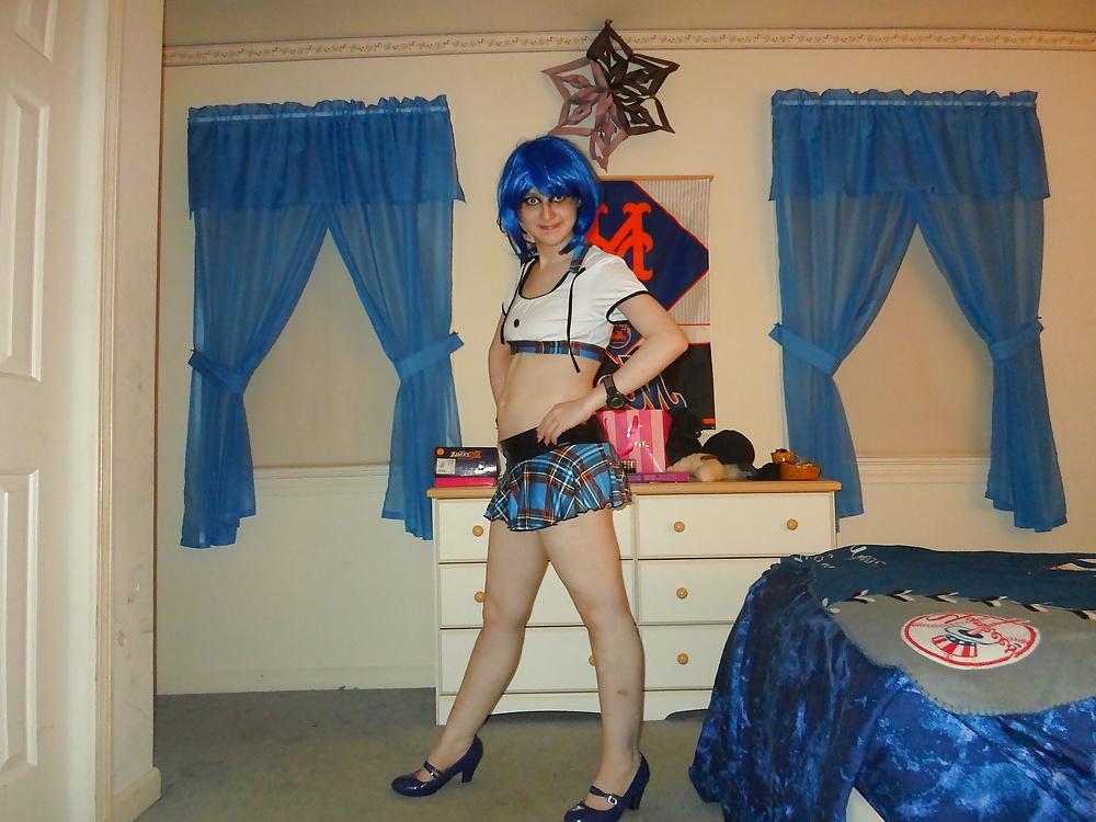 19P School girl cosplay