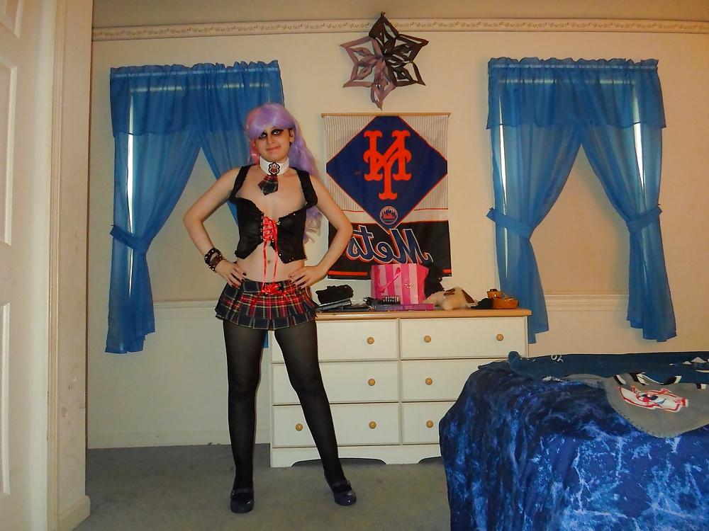 19P School girl cosplay