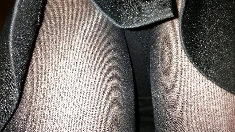 25P French hairy mature wife with pantihose, upskirts 2