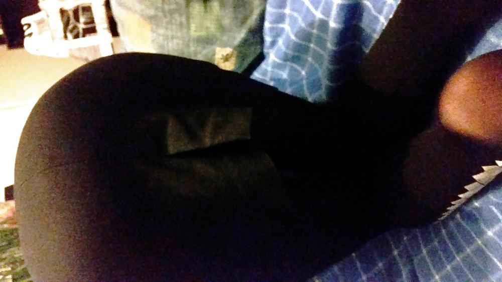 25P French hairy mature wife with pantihose, upskirts 2