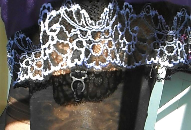 25P Sexy Purple Satin French Knickers
